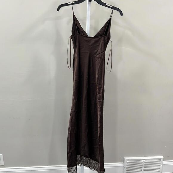 Ronny Kobo Drew Dress in Dark Chocolate - Picture 8 of 8